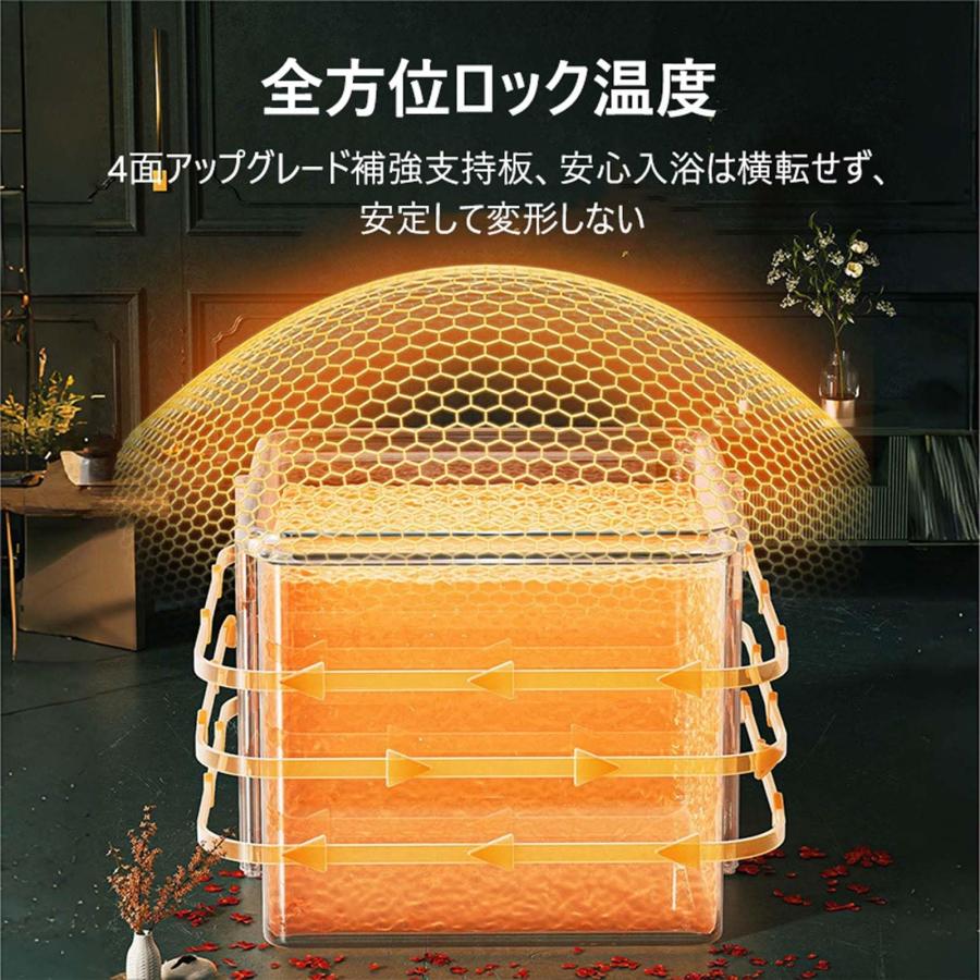 Yingtong 折りたたみバスタブ ポータブルバスタブ 四角形 折りたたみ浴槽 70*65*65cm コンパクト