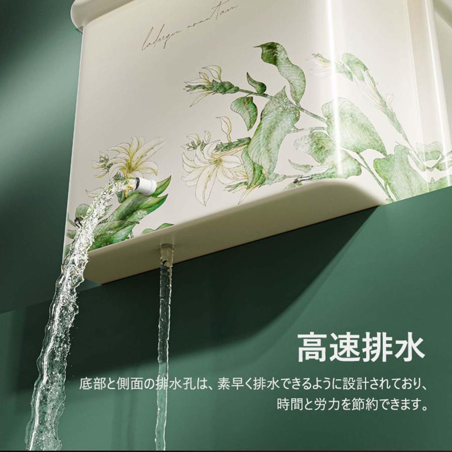 ポータブルバスタブ 四角形 折りたたみ浴槽 70*65*65cm コンパクト
