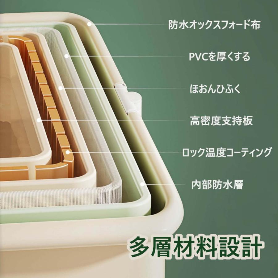 ポータブルバスタブ 四角形 折りたたみ浴槽 70*65*65cm コンパクト