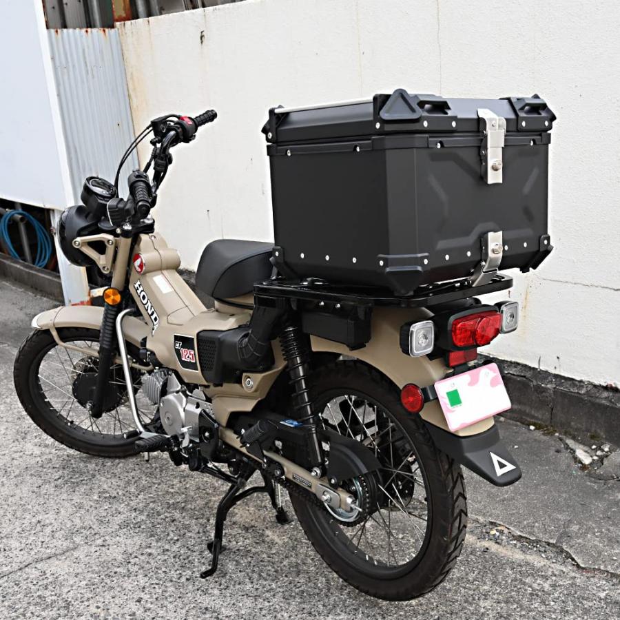リアボックス トップケース 大容量 55L カブ対応 ハンターカブ対応 CT125 クロスカブ対応 アルミ ハードケース スーパーカブ対応 50 70 90 PCX対応 125 150