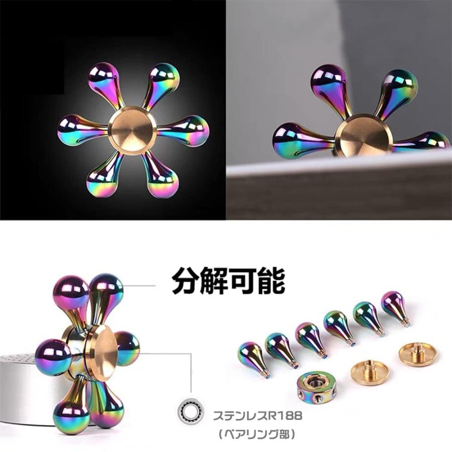 ハンドスピナー 指スピナー 超耐久性 高速回転 ストレス解消 暇つぶし