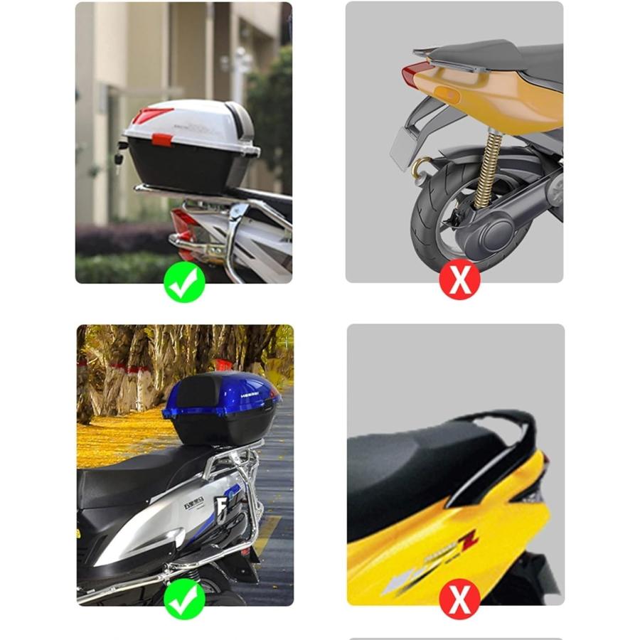 バイク リアボックス スクーター用 リアケース トップケース バイク用