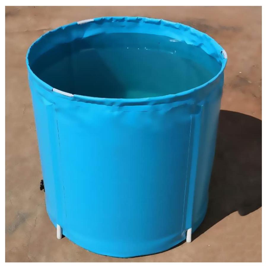 青折りたたみ可能貯水タンク頑丈PVC雨水タンク貯水槽スピゴットキット 