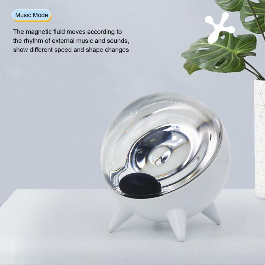 磁性流体スピーカー、ポータブル磁性流体リズムランプ、360°サラウンド