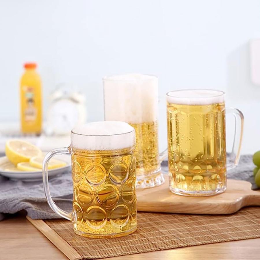 4月末まで！ビールジョッキ グラス バラ売り不可 Amazon.co.jp: アイジェイ(IJ) 割れない 定番 ビール ジョッキ グラス
