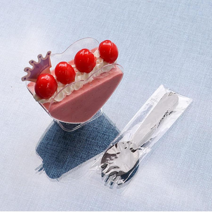 デザートカップ 50/100パック透明プラスチック前菜カップ 使い捨て
