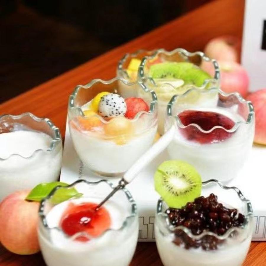 プリンカップ デザートカップ 耐熱ガラス 蓋付きおしゃれ プリン容器