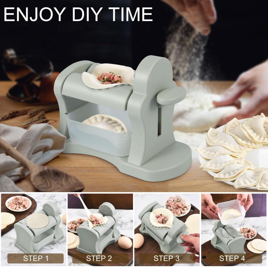 餃子メーカー ダンプリングメーカー 餃子包み器 餃子作り道具 ギョーザ 作り機 DIY 完璧包み 省力化 高効率 滑り止め 使いやすい 軽量 ...