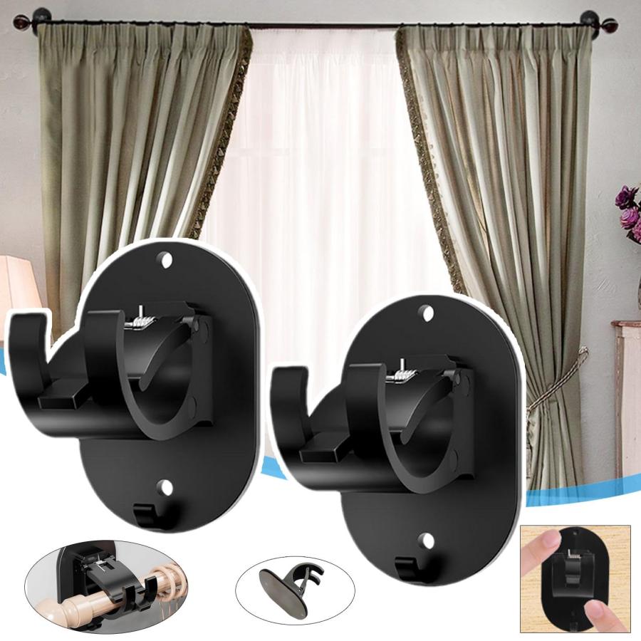 壁用カーテンロッドブラケット、カーテンロッド用カーテンブラケット