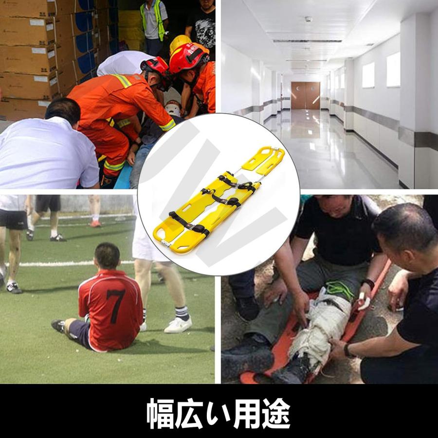 担架 調節可能な長さ 多機能 医療用緊急ストレッチャー 折りたたみ式