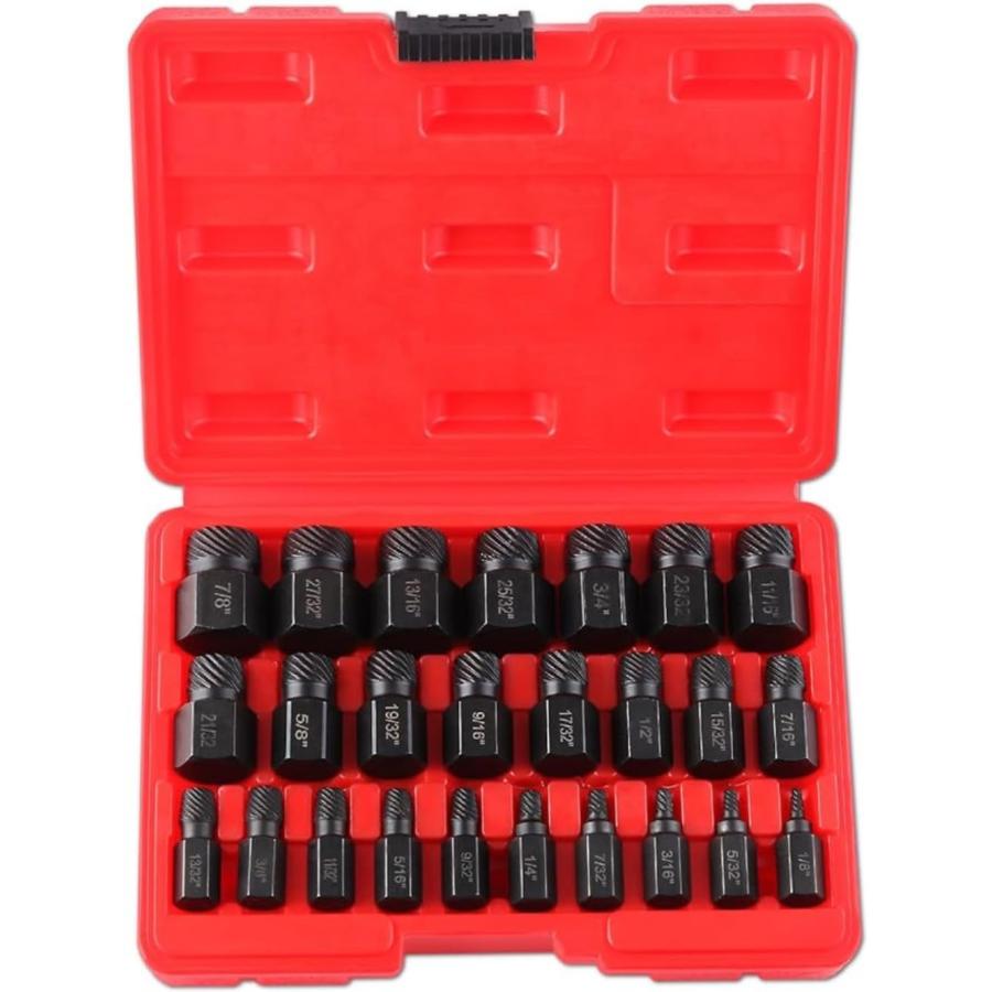 ピロトンページ スクリューエクストラクターセット 25本セット 六角 マルチスプライン