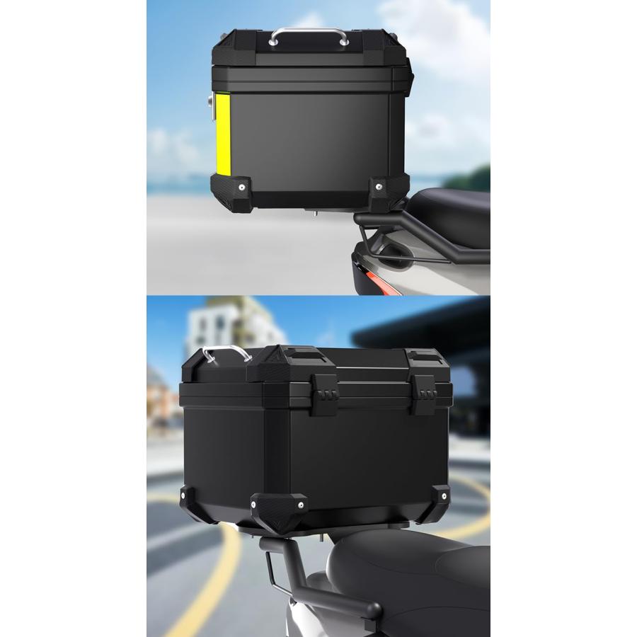 2758 新品 リアボックス バイク 57L abs 大容量 トップケース Amazon
