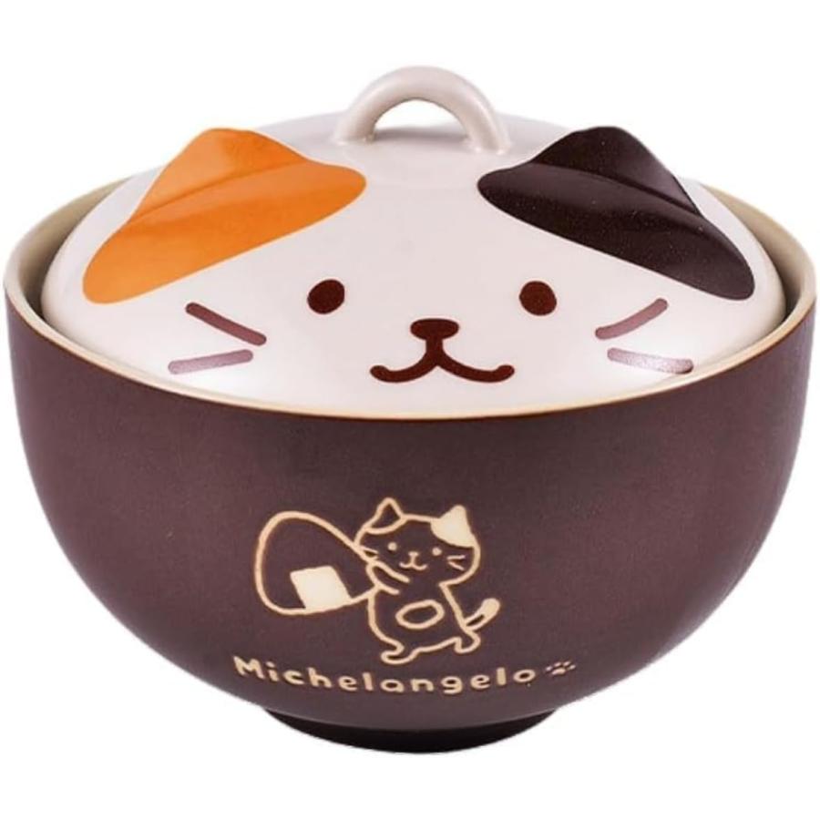 どんぶり 食器 茶碗 猫柄 ラーメン丼 蓋付き 大容量 キッチン用品
