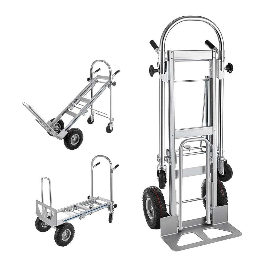 折りたたみ台車 3 -in -1 キャリーカート 軽量 コンパクト 運搬車 静音