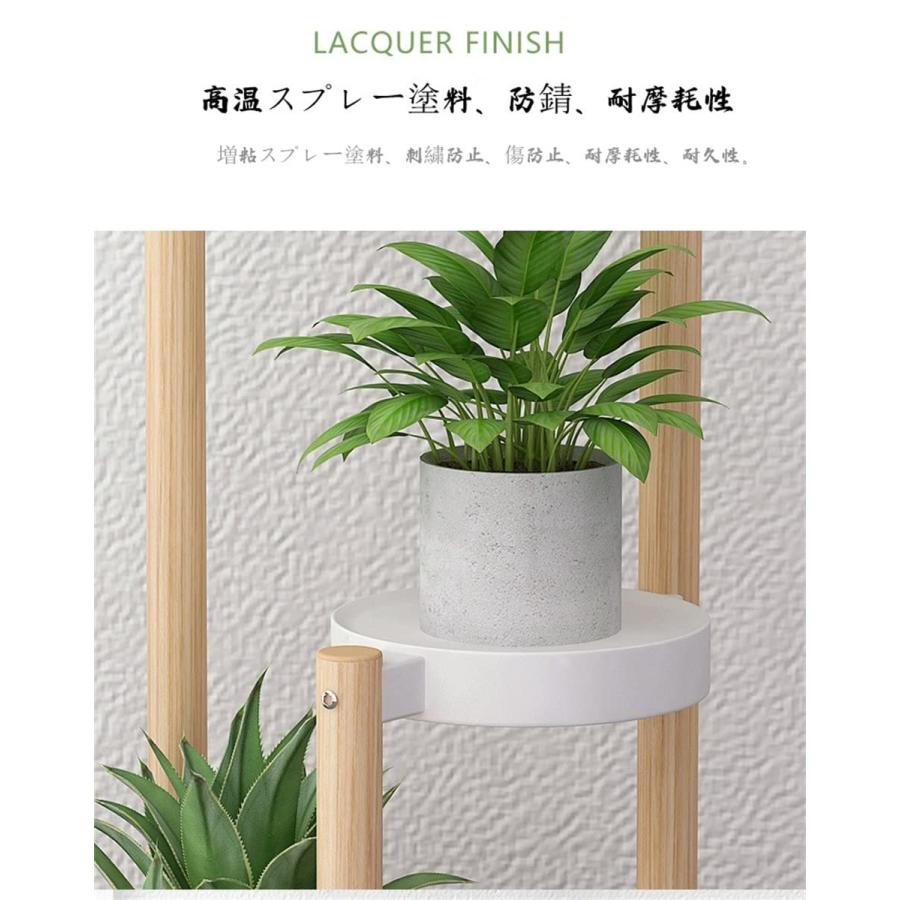 フラワースタンド 花台 3段 4段 竹製鉢スタンド 植木鉢スタンド
