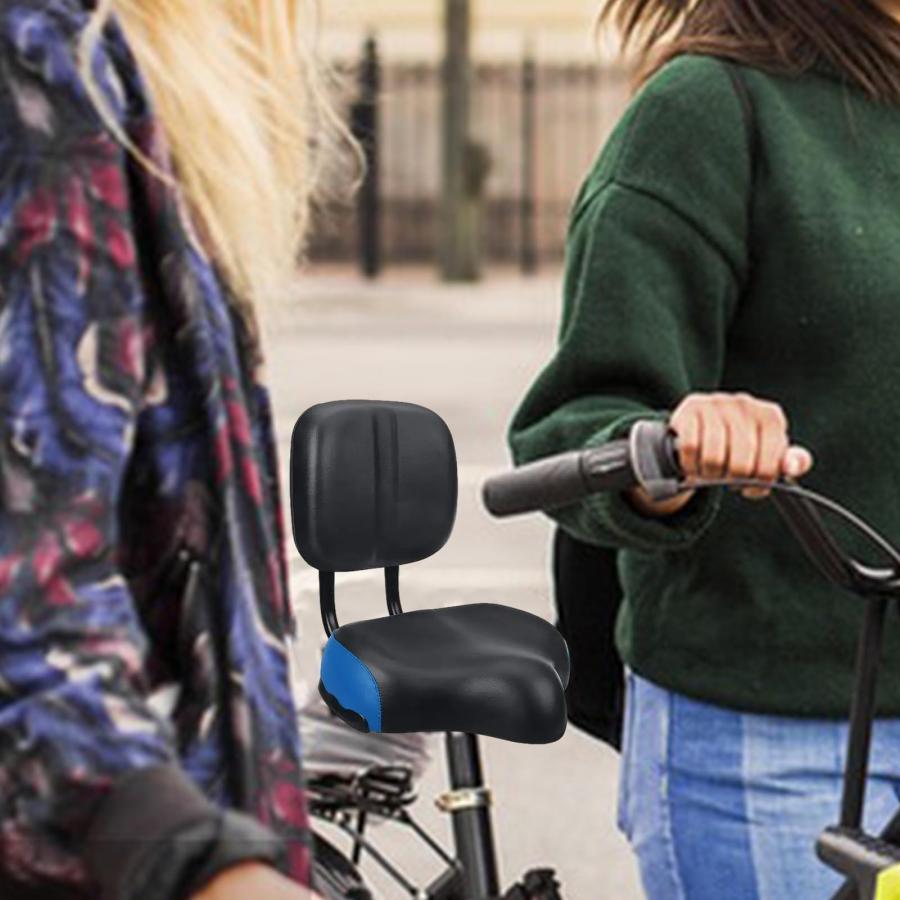 三輪車サドル 背もたれ付きサドル 自転車用サドルシートパッド ソフト