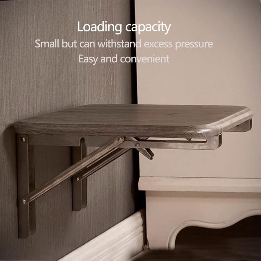 木製 玄関椅子 折りたたみスツール サイレント折りたたみバスルーム