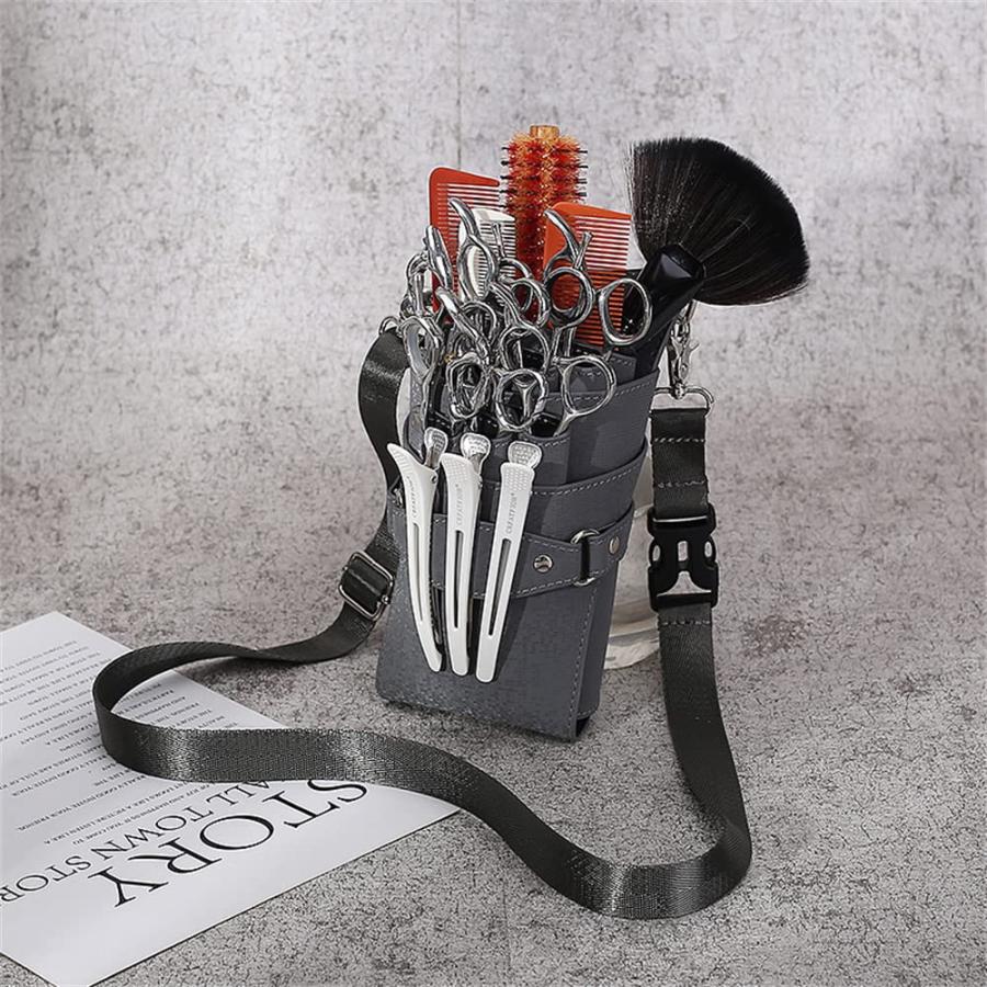 美容師 シザーケース トリマー 大容量 7丁 コーム ハサミ収納 ポーチ