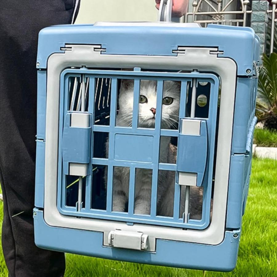 猫 キャリーケース 折りたたみ ケース ペット クレート 猫用 犬用
