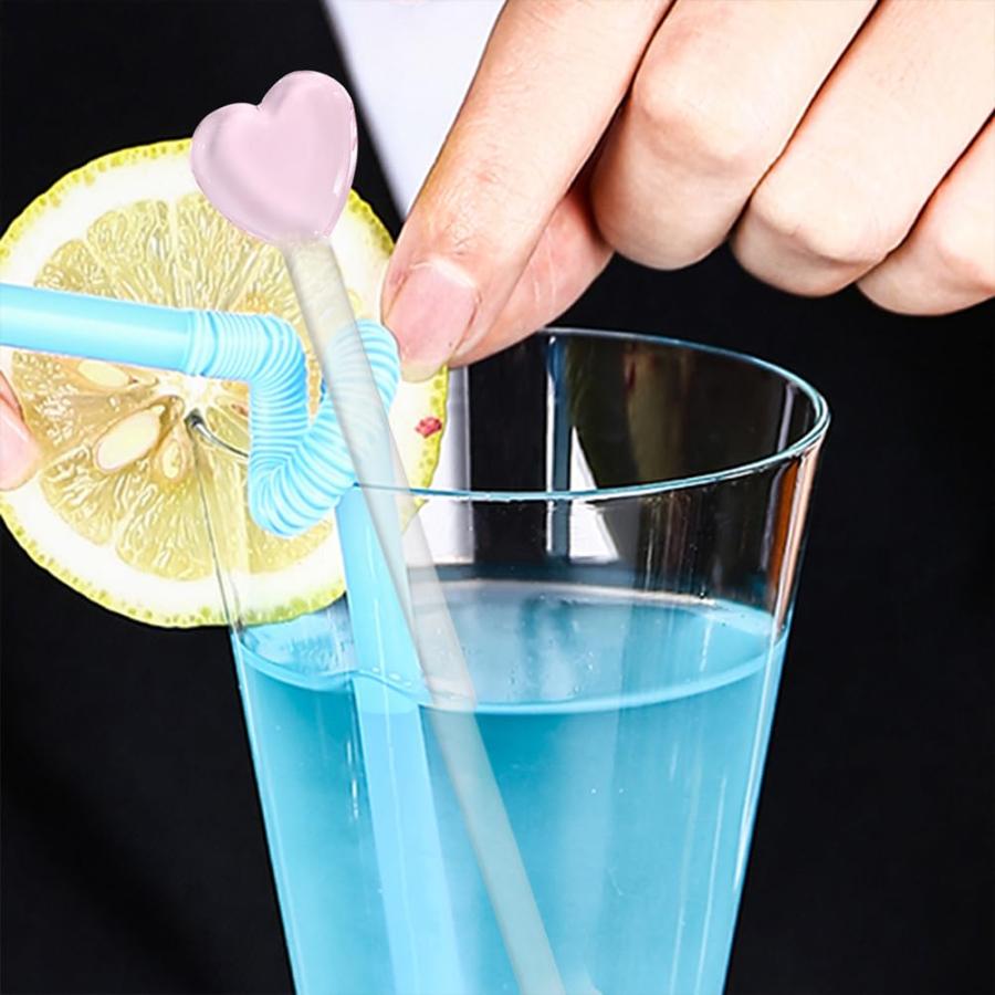 ガラス製 ジュースミキシング マドラー ガラス お酒 コーヒー 可愛い