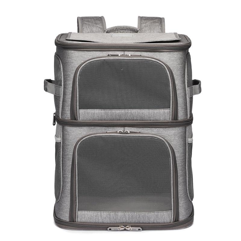 猫 リュック ペットキャリー ペット リュック2段式 (二段式 耐荷重8.5