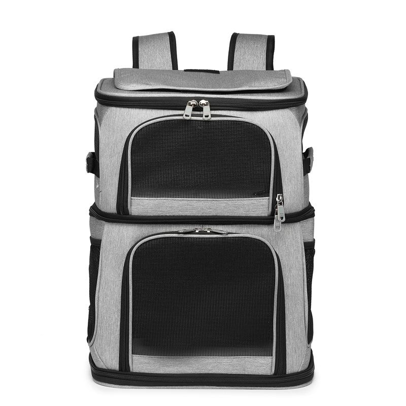 猫 リュック ペットキャリー ペット リュック2段式 (二段式 耐荷重8.5
