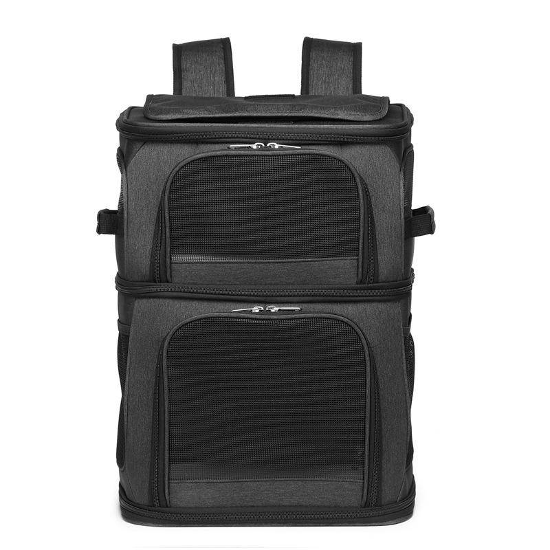 猫 リュック ペットキャリー ペット リュック2段式 (二段式 耐荷重8.5