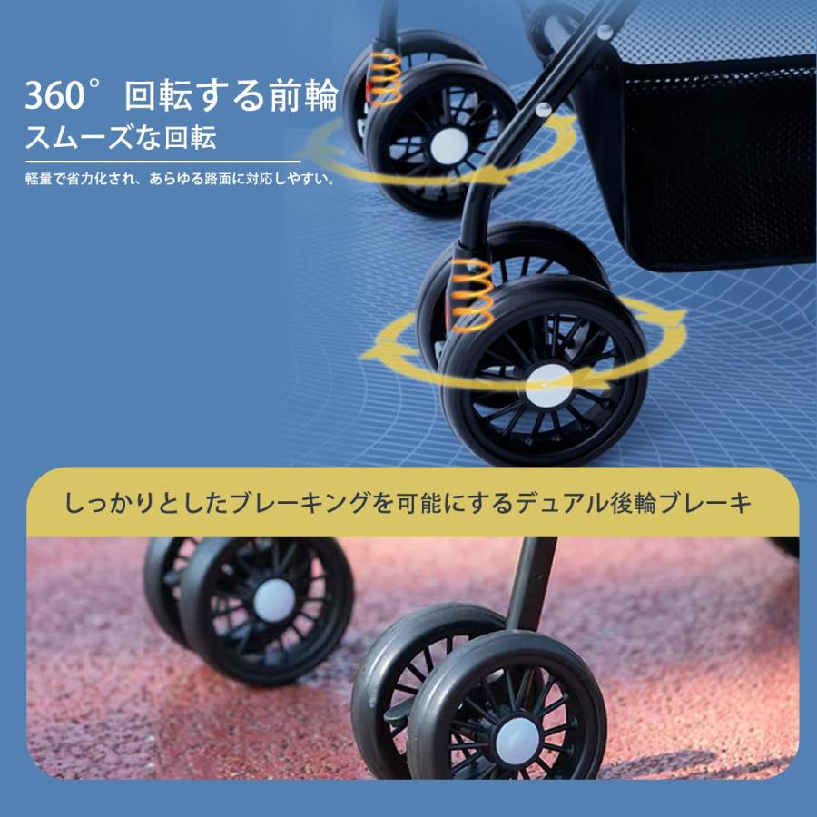 ペットカート 分離型 折りたたみ 多機能ペットバギー お出かけ 猫犬 