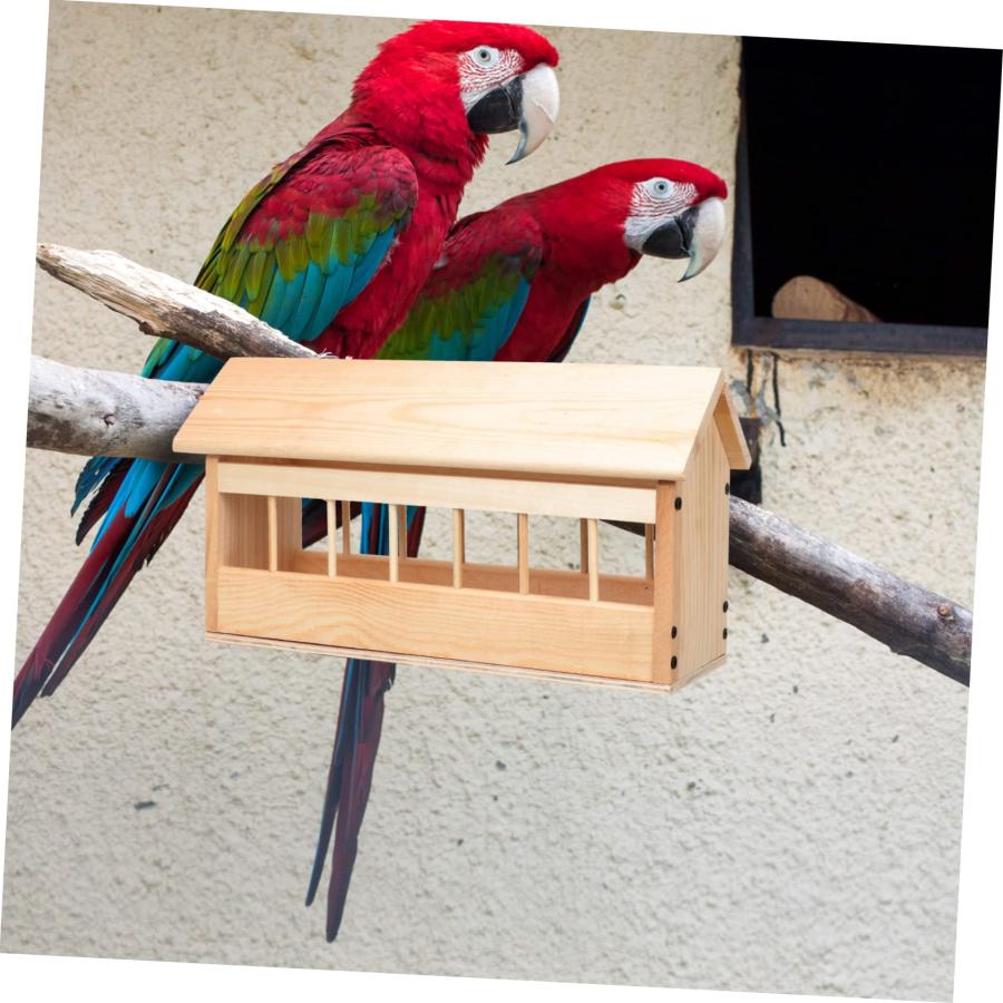 鳩 自動 給餌器 鳥 ケージ 屋外 鳥小屋 木製 家禽 餌 箱 給餌