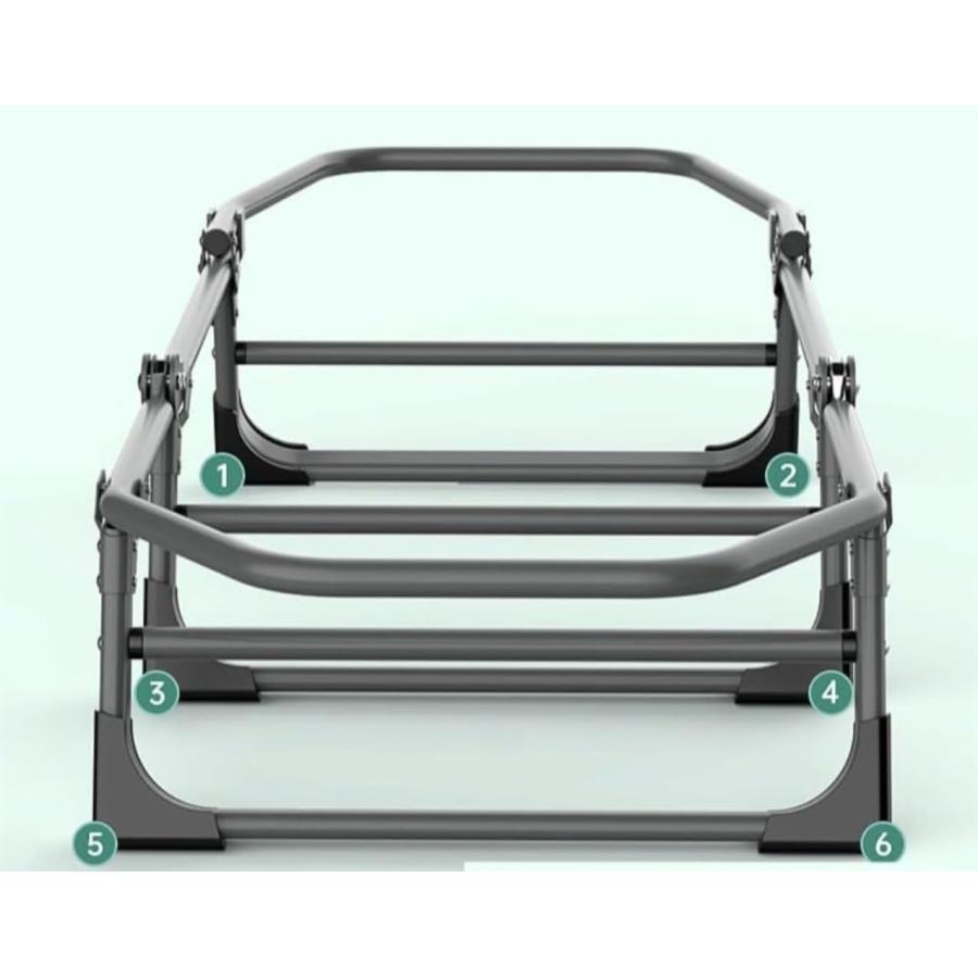 折りたたみ式簡易ベッド 超コンパクト 耐荷重200㌔ 送料無料 簡易ベッド 折りたたみベッド 通気性 防水 軽量 耐荷重200kg 組立不要