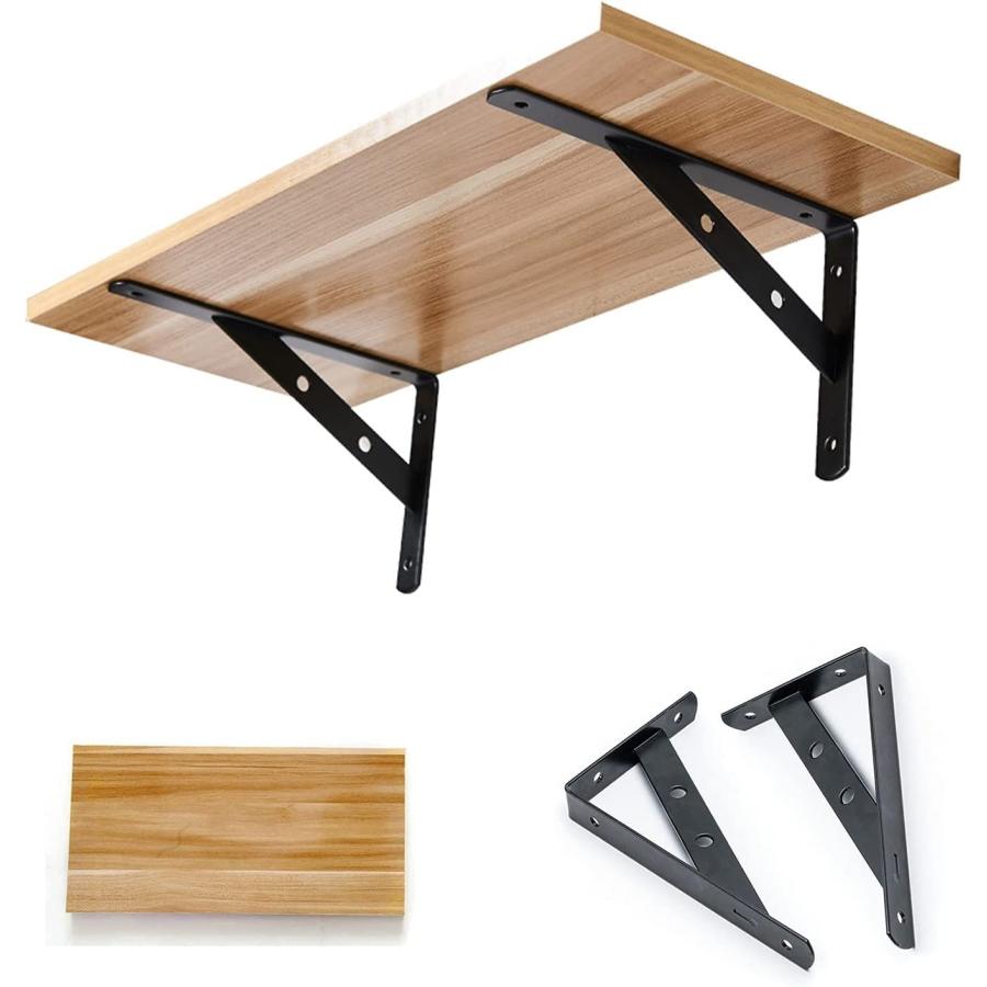 DIY 棚受け金具 2個 金属製 40cm 50cm 60cm 70cm ブラケット 壁掛け式