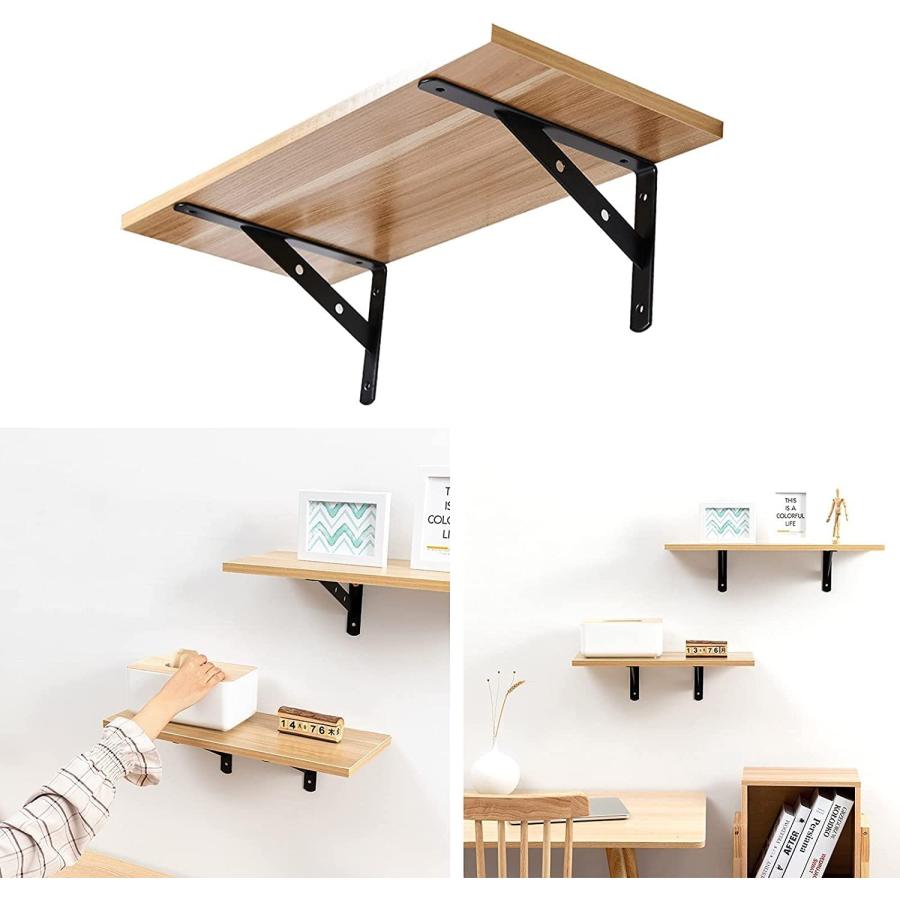 DIY 棚受け金具 2個 金属製 40cm 50cm 60cm 70cm ブラケット 壁掛け式