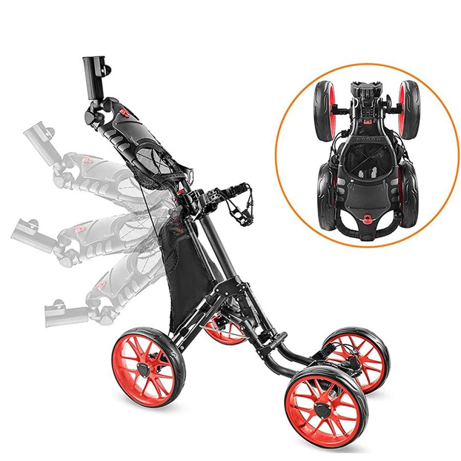 ゴルフ用カート プッシュプルゴルフカート 折り畳み式カート アルミ