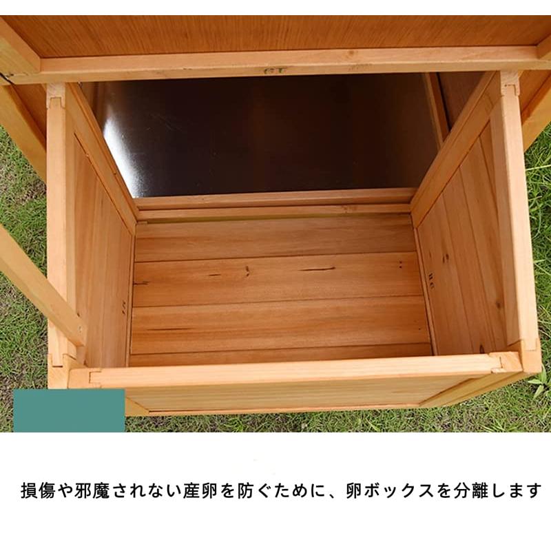 屋外木製 鶏小屋 大型 鶏舎 鳥かご 鶏かご 家禽用飼育ケージ 多機能