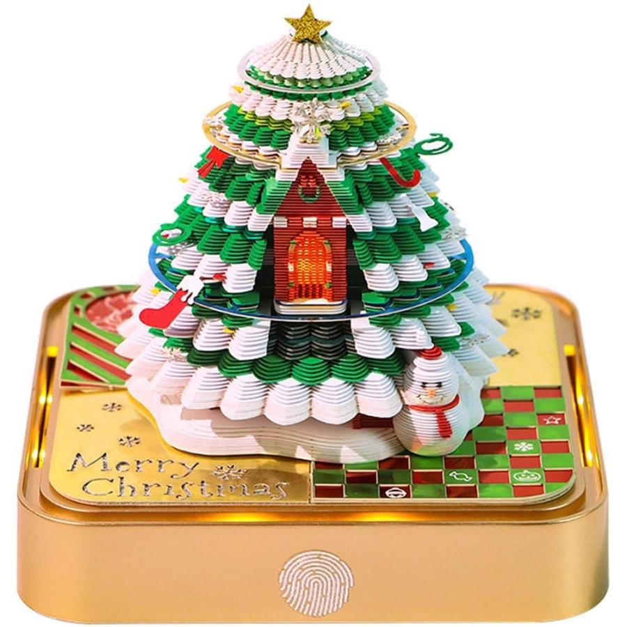 卓上カレンダー 面白い 3d クリスマスハウス カレンダー メモパッド