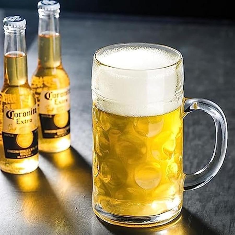 1000ml ビールジョッキ メガジョッキ 大ビールグラス 割れない