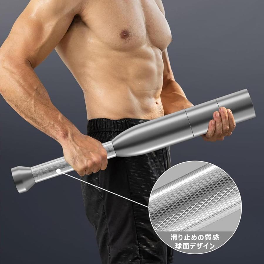 プロフェッショナルなダンベル鉄棒運動器具 4/6/8/10kgスティックベル クラブベル/ダンベル アイアンバット インディアンクラブ インド 筋トレ器具 トレーニングの画像