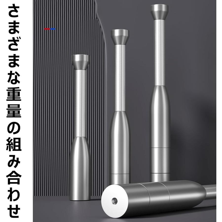 プロフェッショナルなダンベル鉄棒運動器具 4/6/8/10kgスティックベル クラブベル/ダンベル アイアンバット インディアンクラブ インド 筋トレ器具 トレーニングの画像