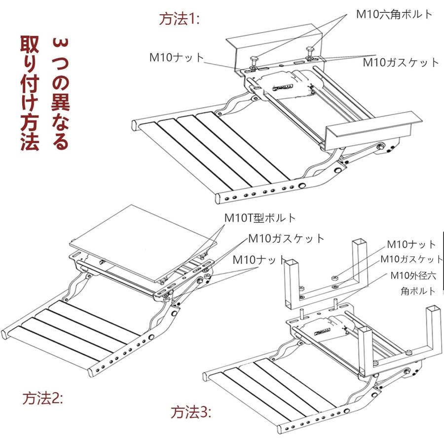 折りたたみ式 キャンピングカーステップ アルミニウム合金 シングル