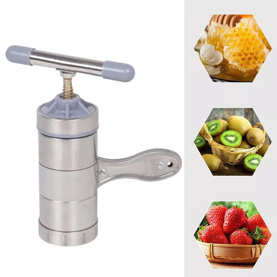 養蜂器具 蜂蜜分離器 蜂蜜絞り器 ステンレス製 手動蜂蜜プレス抽出器