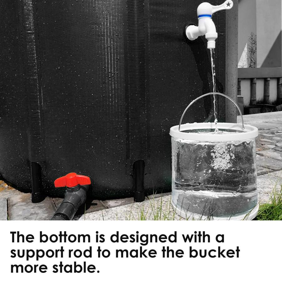 雨水タンク 家庭用 集水器 貯水タンク 200L 屋外折りたたみ式