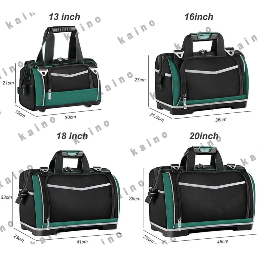 ツールバッグ 工具バッグ 工具袋 道具袋 工具差し入れ 大口 大容量 19