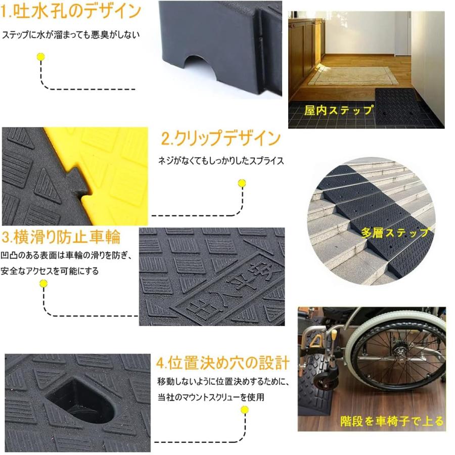 段差プレート?スロープ (サイズ: 50*27*7cm)5000KG耐荷重 カースロープ