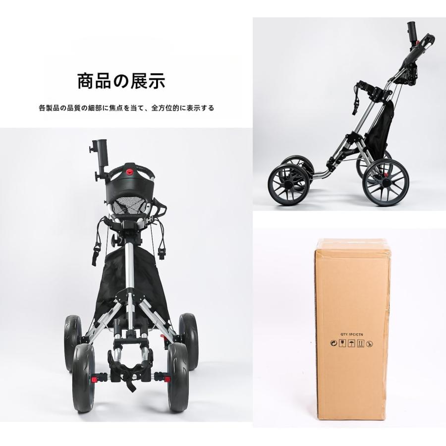 ゴルフカートプッシュプルゴルフ用カートゴルフバッグ折り畳み式カート
