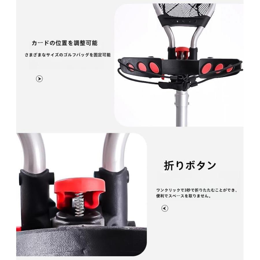 ゴルフカートプッシュプルゴルフ用カートゴルフバッグ折り畳み式カート