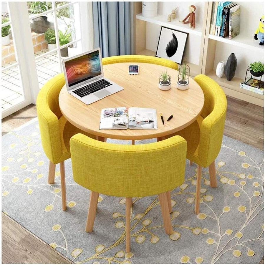 丸ダイニングテーブルと椅子セット Lijiubadeng 丸ダイニングテーブルと椅子セット Lijiubadengレジャーテーブル