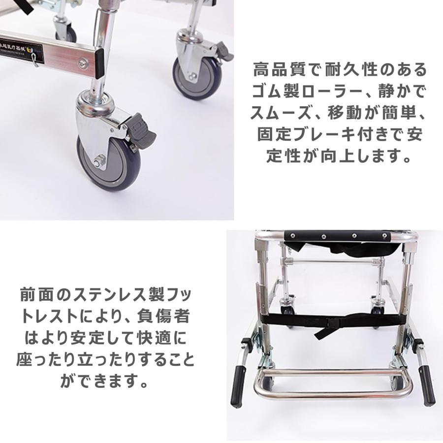 担架 階段ストレッチャー 折り畳み 椅子型 車輪付き 担架 階段ストレッチャー 折り畳み 椅子型 車輪付き
