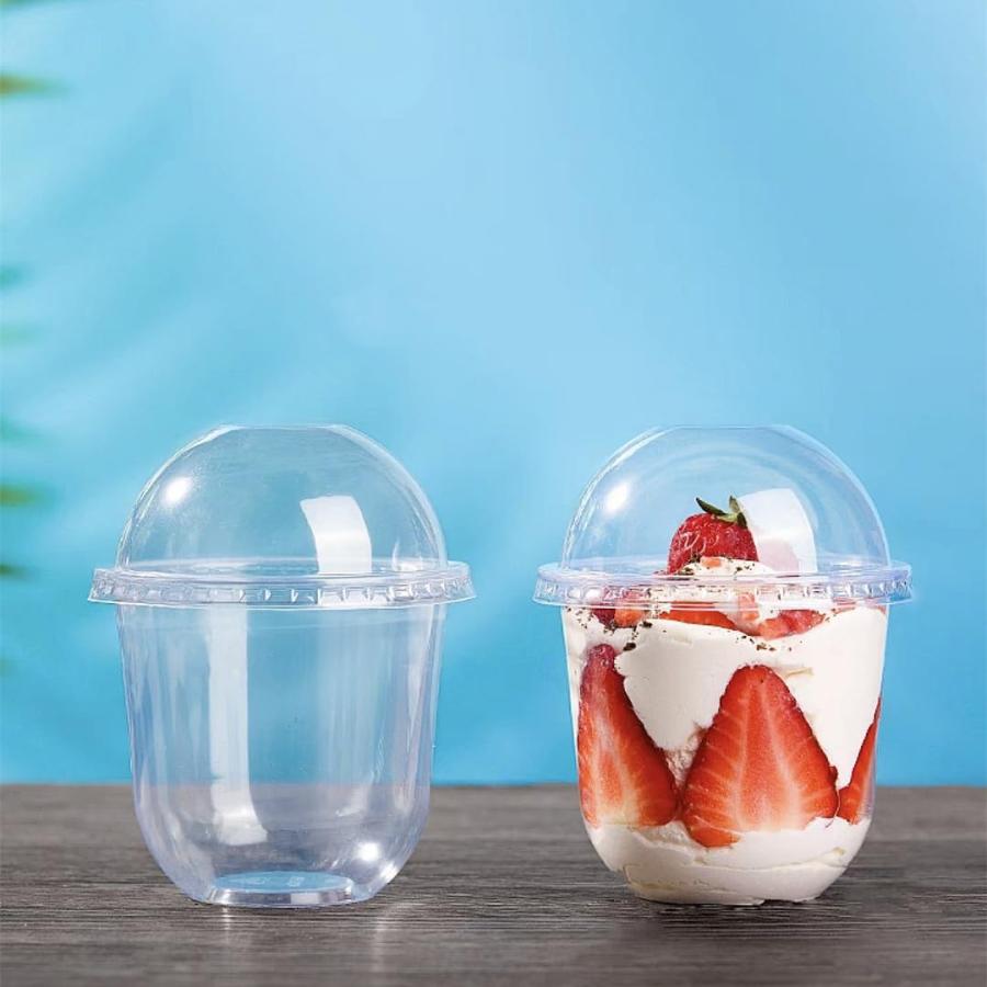 100個入り デザートカップ 使い捨てカップ 250/360/500ml クリアカップ