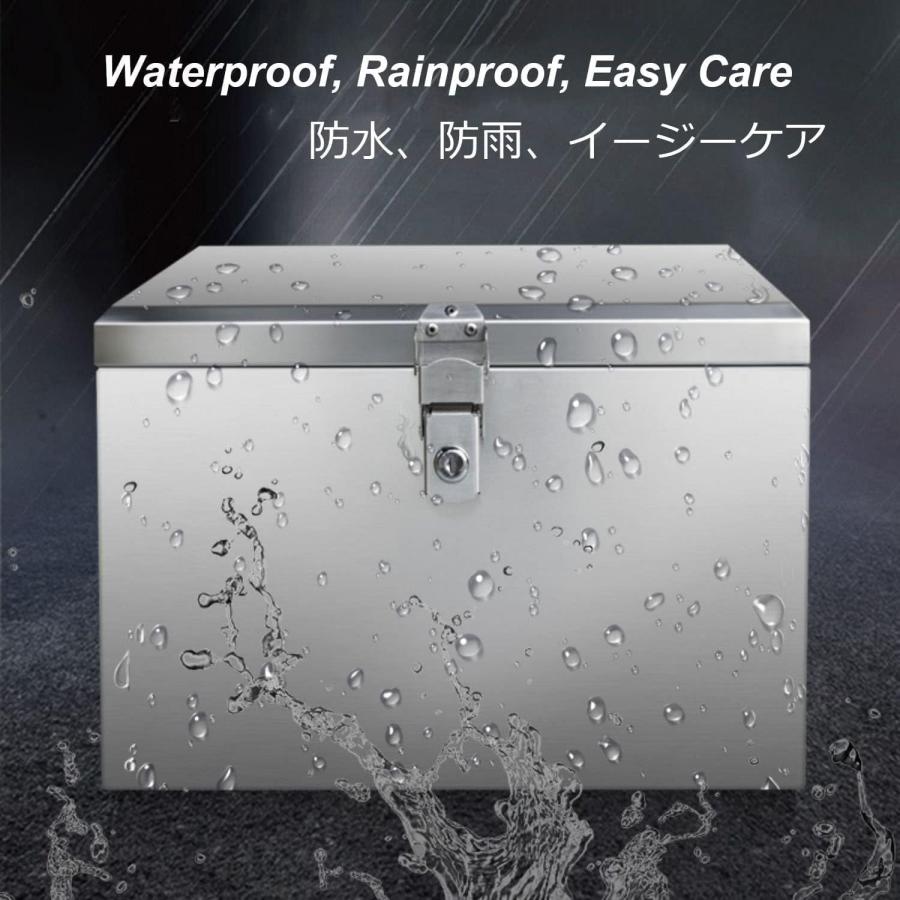 リアボックス 304 ステンレス鋼 22L 28L 42L 55L 68L 88L バイク用 未