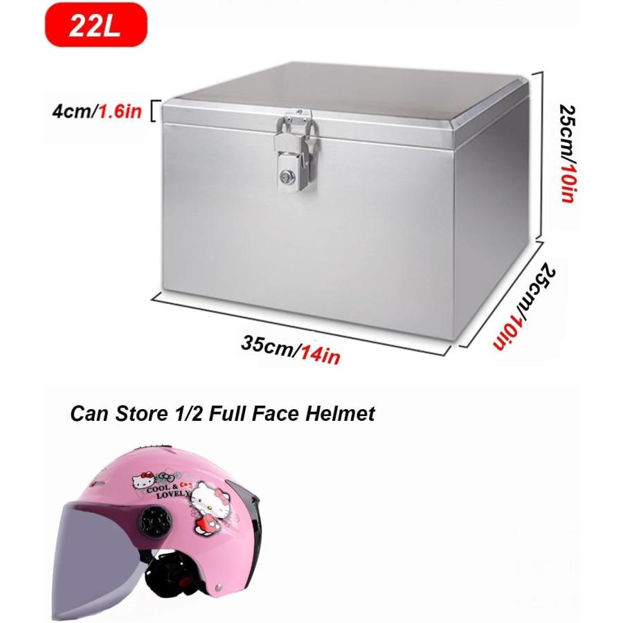 あべ　バイク用　リアボックス55L リアボックス 304 ステンレス鋼 22L 28L 42L 55L 68L 88L バイク